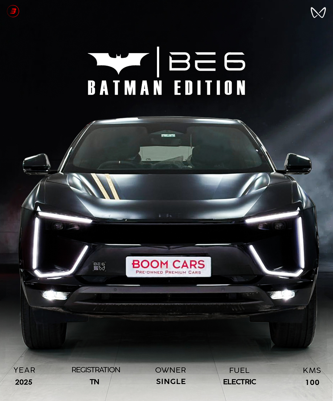 MAHINDRA BE6 BATMAN EDITION