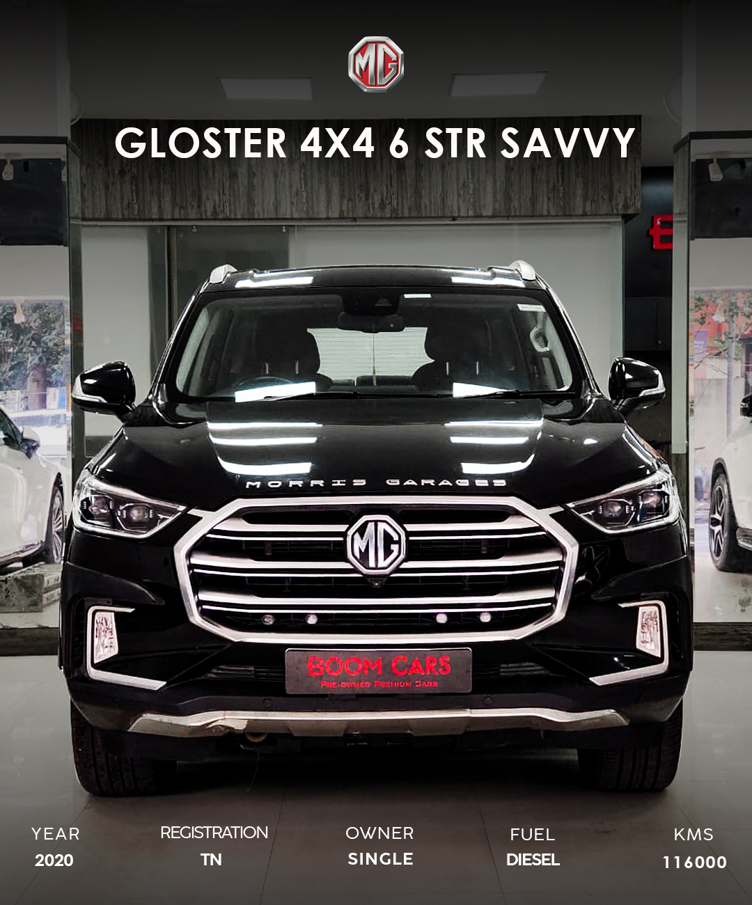 MG  GLOSTER BLACKSTORM